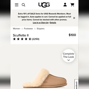 NWB WOMEN'S UGG SLIPPERS
